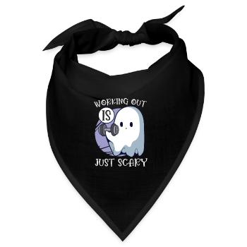 Bodybuilding Powerlifting Weightlifting Fitness - Bandana Dreieckstuch - Schwarz - Vorne