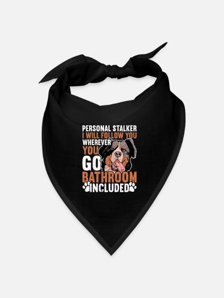 Berner Sennenhund - Bandana Dreieckstuch - Schwarz