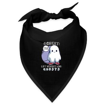 Bodybuilding Powerlifting Weightlifting Fitness - Bandana Dreieckstuch - Schwarz - Vorne