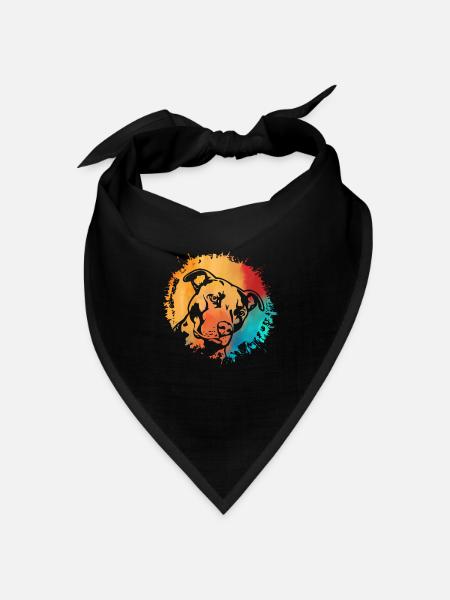 Pitbull - Bandana Dreieckstuch - Schwarz