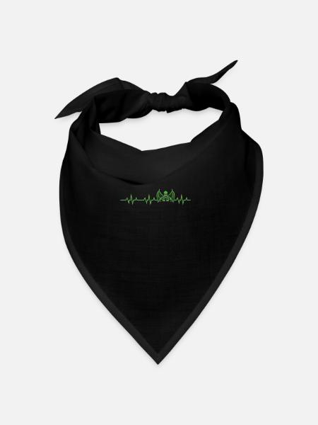 Cthulhu Heartbeat, Cosmic Horror - Bandana Dreieckstuch - Schwarz