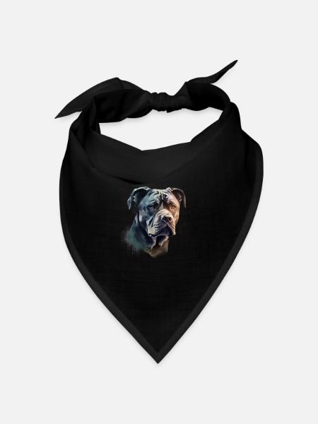 Cane Corso für einen Cane Corso Besitzer - Bandana Dreieckstuch - Schwarz