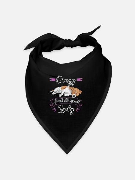 Jack Russell Terrier - Bandana Dreieckstuch - Schwarz