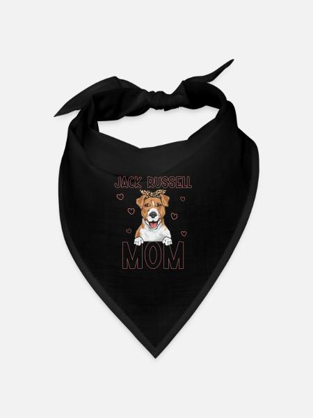 Jack Russell Terrier - Bandana Dreieckstuch - Schwarz