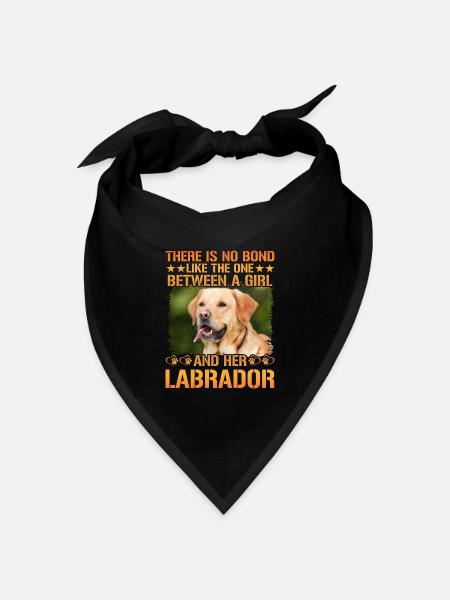 Labrador - Bandana Dreieckstuch - Schwarz