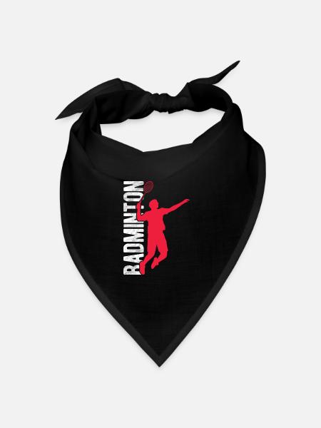 Badminton - Bandana Dreieckstuch - Schwarz