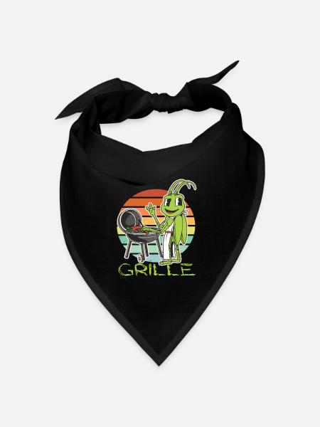 GRILLE - Bandana Dreieckstuch - Schwarz