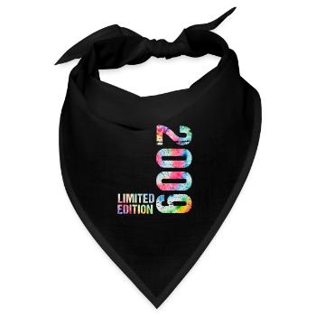 18 JAHRE 18. GEBURTSTAG LIMITED EDITION 2009 - Bandana Dreieckstuch - Schwarz - Vorne