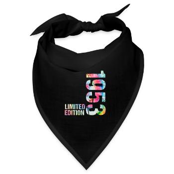 18 JAHRE 18. GEBURTSTAG LIMITED EDITION 1953 - Bandana Dreieckstuch - Schwarz - Vorne