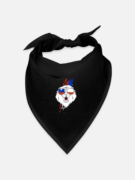 Chile - Bandana Dreieckstuch - Schwarz