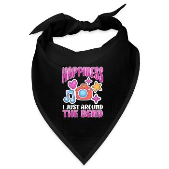 Scrapbooking Scrapbooker - Bandana Dreieckstuch - Schwarz - Vorne