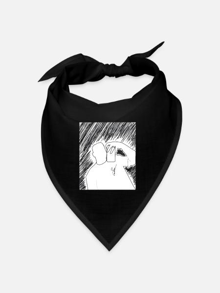 Schadow - Bandana Dreieckstuch - Schwarz