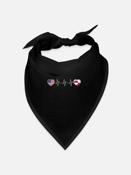 Grönland - Bandana Dreieckstuch - Schwarz