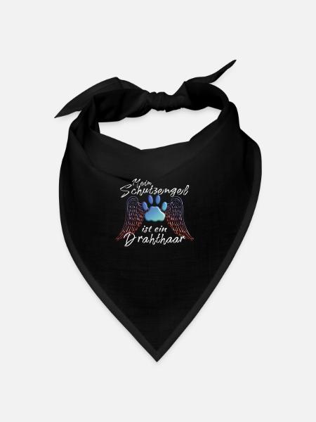 Hunde Deutsch Drahthaar Hundebesitzer - Bandana Dreieckstuch - Schwarz