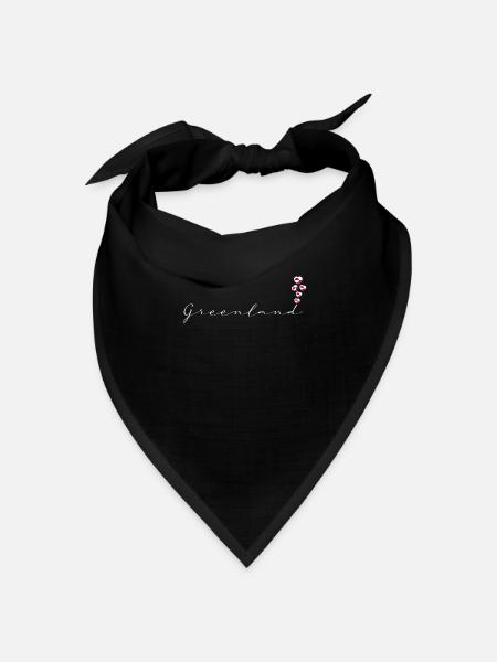 Grönland - Bandana Dreieckstuch - Schwarz