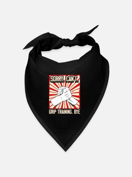Armdrücken Armdrücker - Bandana Dreieckstuch - Schwarz