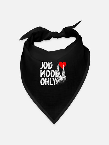 Kölsch Jod Mood Only Laune Kölner Karneval Köln - Bandana Dreieckstuch - Schwarz