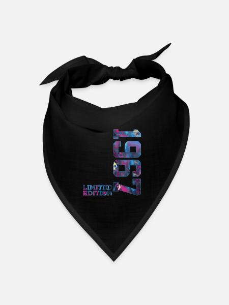 59. GEBURTSTAG 59 JAHRE LIMITED EDITION 1967 - Bandana Dreieckstuch - Schwarz
