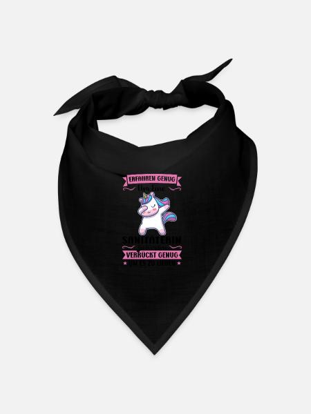 Sanitäterinnen Sanitäterin Medizin Geschenk - Bandana Dreieckstuch - Schwarz