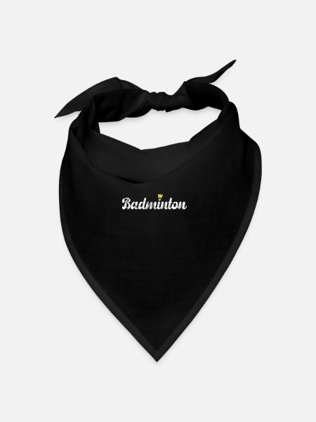 Badminton - Bandana Dreieckstuch - Schwarz