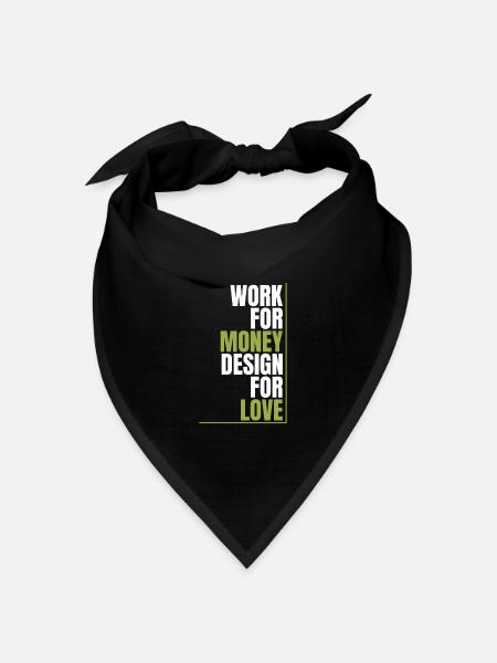 Web Entwickler Webdeveloper Liebe - Bandana Dreieckstuch - Schwarz
