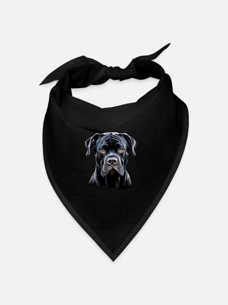 Cane Corso für einen Cane Corso Besitzer - Bandana Dreieckstuch - Schwarz