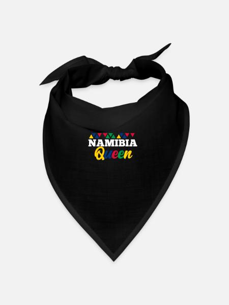 Namibia - Bandana Dreieckstuch - Schwarz