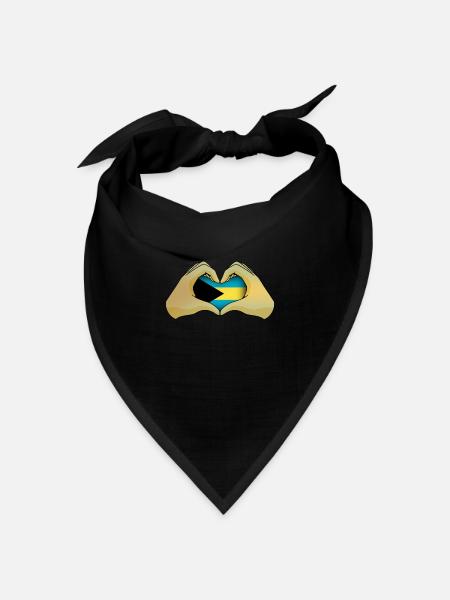 Bahamas - Bandana Dreieckstuch - Schwarz