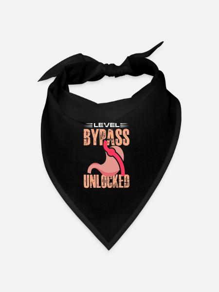 Level bypass unlocked gastric bypass - Bandana Dreieckstuch - Schwarz