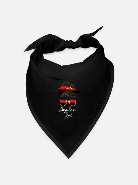 Angola - Bandana Dreieckstuch - Schwarz