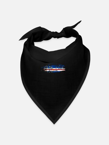Cape Verde - Bandana Dreieckstuch - Schwarz