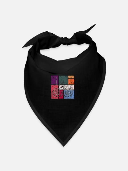 Gaming - Bandana Dreieckstuch - Schwarz