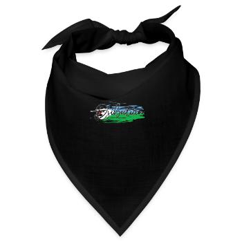 Dschibuti - Bandana Dreieckstuch - Schwarz - Vorne