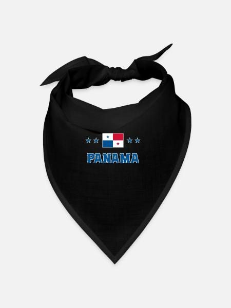 Panama - Bandana Dreieckstuch - Schwarz