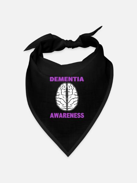 Dementia Awareness Neurologe - Bandana Dreieckstuch - Schwarz