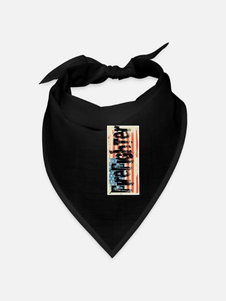 Feuerwehrmann - Bandana Dreieckstuch - Schwarz
