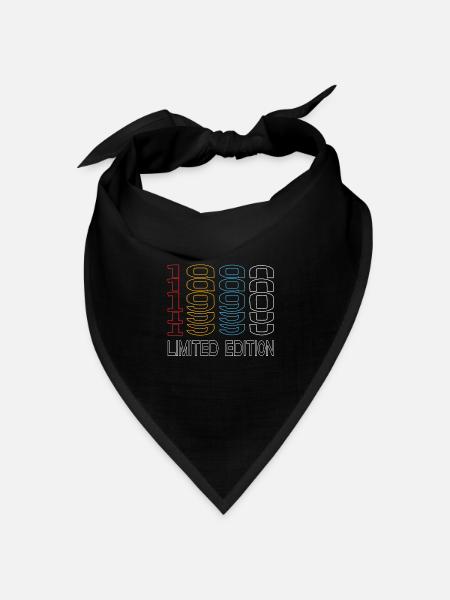 Limited Edition 1990 Geburtstag 1990 Vintage Retro - Bandana Dreieckstuch - Schwarz