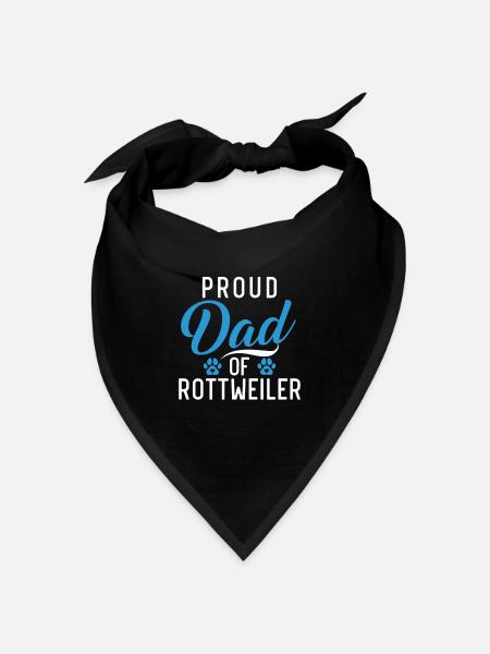 Rottweiler Gifts - Bandana Dreieckstuch - Schwarz