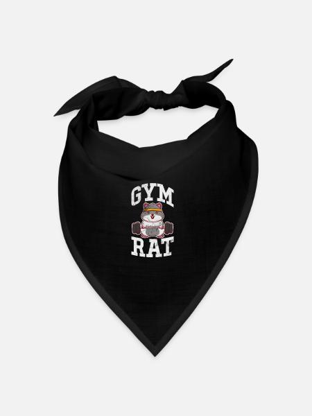 Bodybuilder - Bandana Dreieckstuch - Schwarz