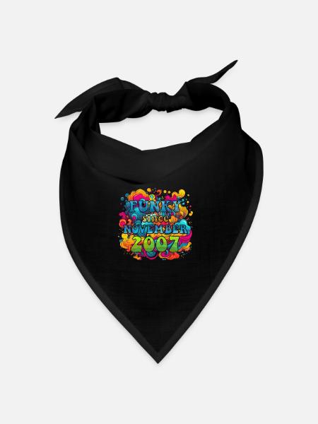Funky Geburtstag: November 2007 - Psychadelic - Bandana Dreieckstuch - Schwarz