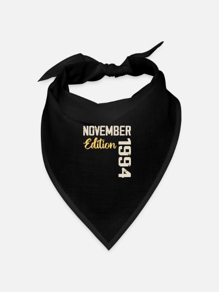 Geboren im November 1994 - Ausgabe 1994 - Bandana Dreieckstuch - Schwarz