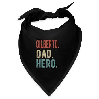 Gilberto Papa Held - Bandana Dreieckstuch - Schwarz - Vorne