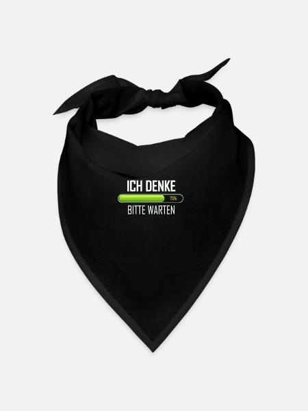 Software Entwickler Lustiges Geschenk für - Bandana Dreieckstuch - Schwarz