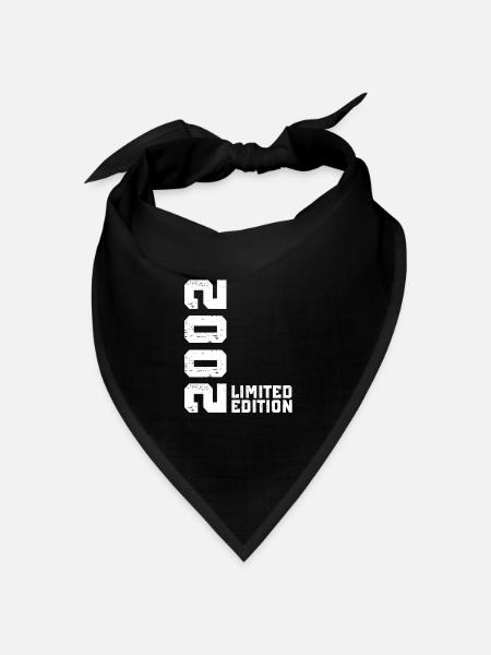 2002 Limited Edition - Bandana Dreieckstuch - Schwarz