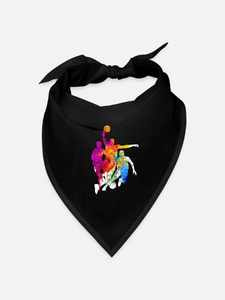 BASKETBALLER BASKETBALL - Bandana Dreieckstuch - Schwarz