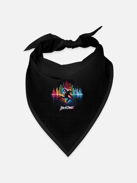 Breakdance Breakdancer Breakdance Kinder - Bandana Dreieckstuch - Schwarz