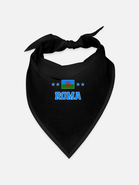 Roma - Bandana Dreieckstuch - Schwarz