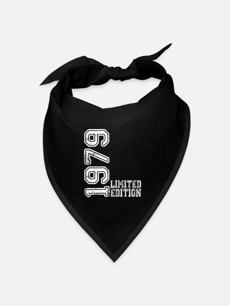 Limited Edition 1979 - Bandana Dreieckstuch - Schwarz