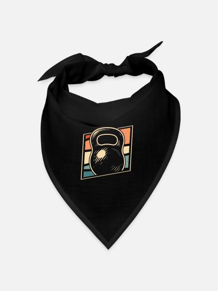 Fitness - Bandana Dreieckstuch - Schwarz