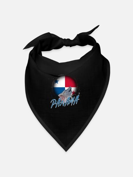 Panama - Bandana Dreieckstuch - Schwarz